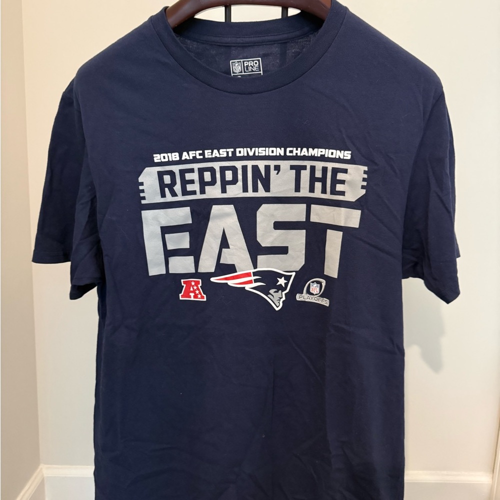 Fanatics Navy New England Patriots Reppin' The East Tee